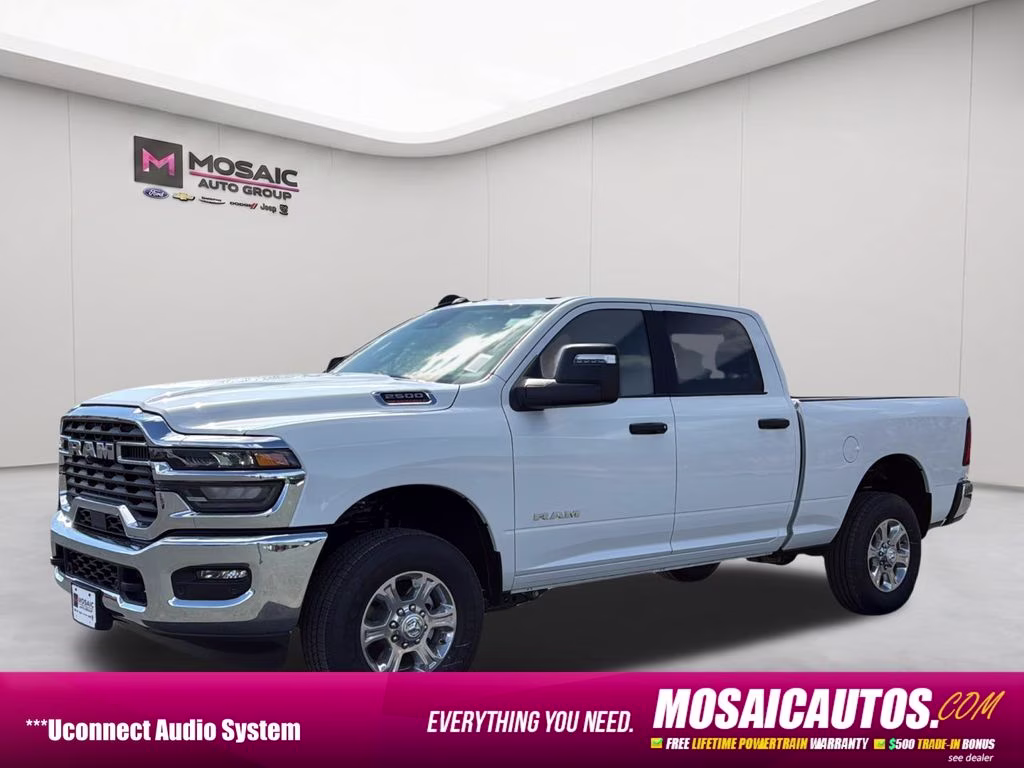 2026 Bright White Clearcoat Ram 2500 Big Horn 4X4 Truck