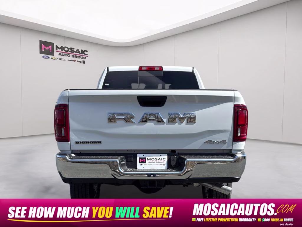 2026 Bright White Clearcoat Ram 2500 Big Horn 4X4 Truck