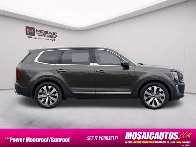 2020 Brown Kia Telluride SX AWD SUV