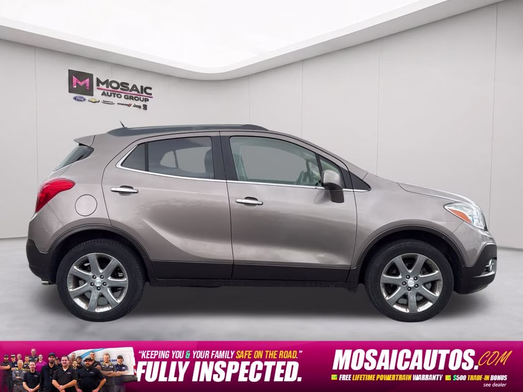 2013 Cocoa Silver Metallic Buick Encore Premium AWD SUV