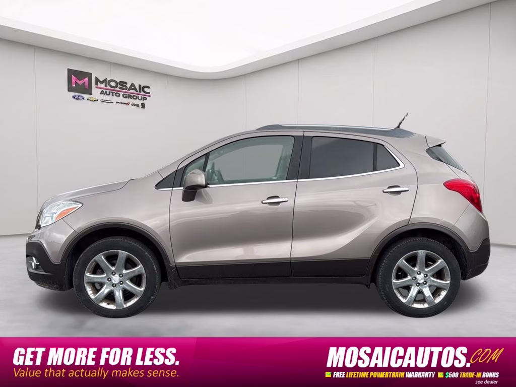 2013 Cocoa Silver Metallic Buick Encore Premium AWD SUV