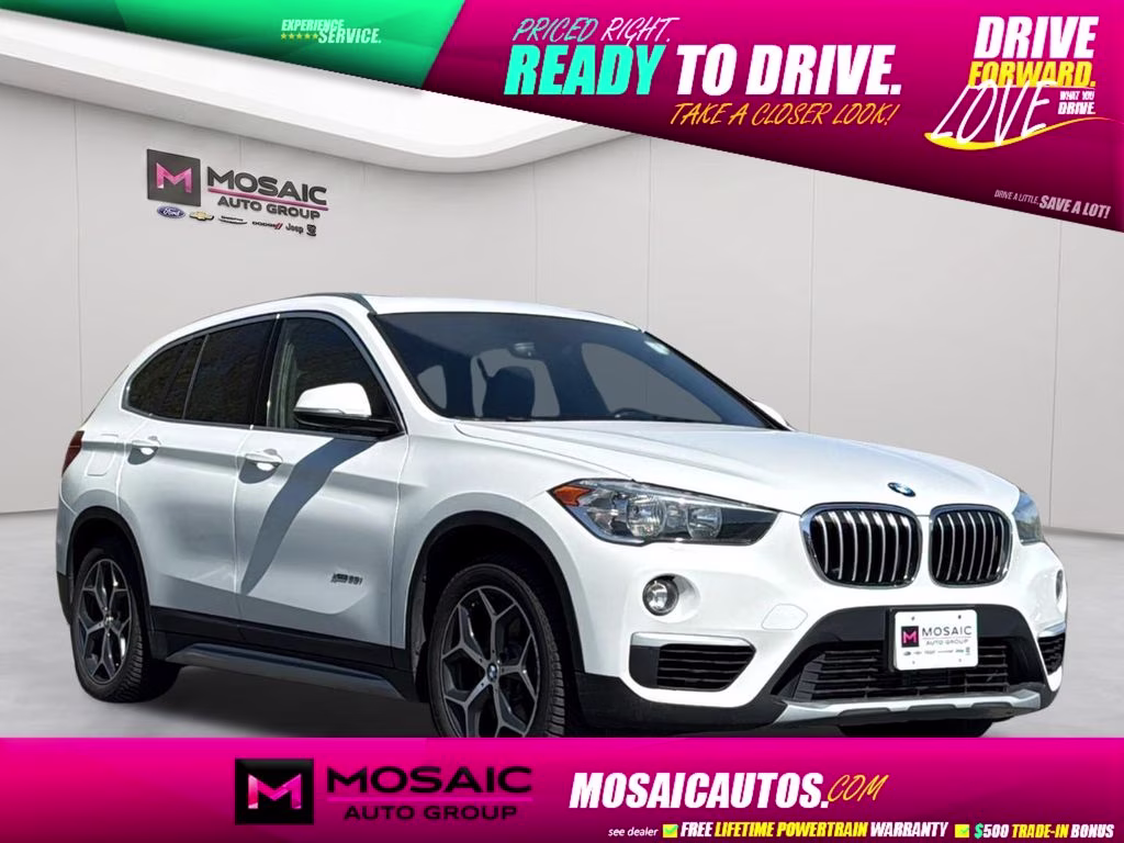 2018 Alpine White BMW X1 xDrive28i AWD SUV