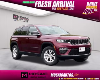2023 Velvet Red Pearlcoat Jeep Grand Cherokee Limited 4X4 SUV