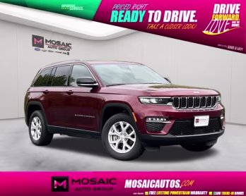 2023 Velvet Red Pearlcoat Jeep Grand Cherokee Limited 4X4 SUV