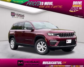 2023 Velvet Red Pearlcoat Jeep Grand Cherokee Limited 4X4 SUV