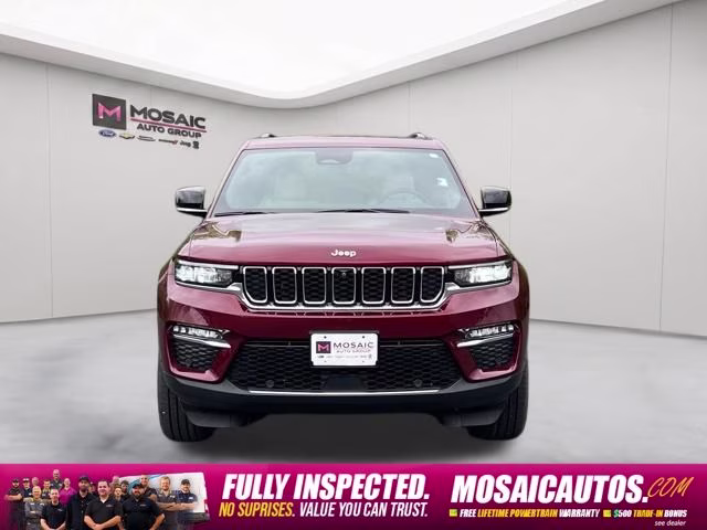 2023 Velvet Red Pearlcoat Jeep Grand Cherokee Limited 4X4 SUV