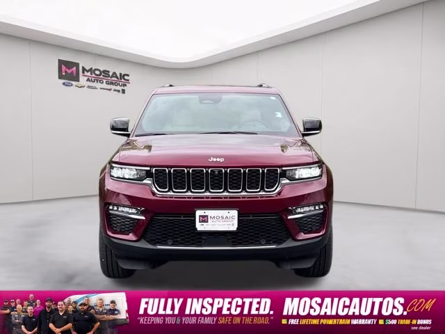 2023 Velvet Red Pearlcoat Jeep Grand Cherokee Limited 4X4 SUV