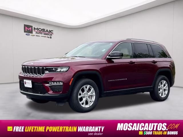 2023 Velvet Red Pearlcoat Jeep Grand Cherokee Limited 4X4 SUV