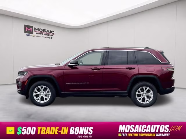 2023 Velvet Red Pearlcoat Jeep Grand Cherokee Limited 4X4 SUV