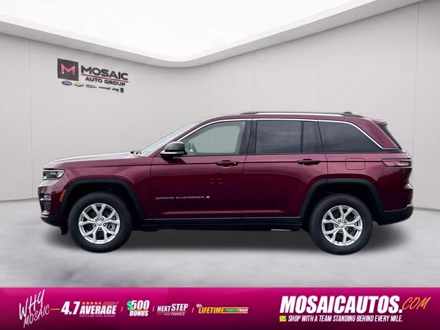 2023 Velvet Red Pearlcoat Jeep Grand Cherokee Limited 4X4 SUV