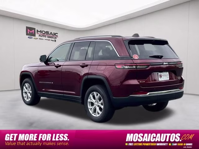 2023 Velvet Red Pearlcoat Jeep Grand Cherokee Limited 4X4 SUV