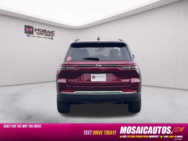 2023 Velvet Red Pearlcoat Jeep Grand Cherokee Limited 4X4 SUV