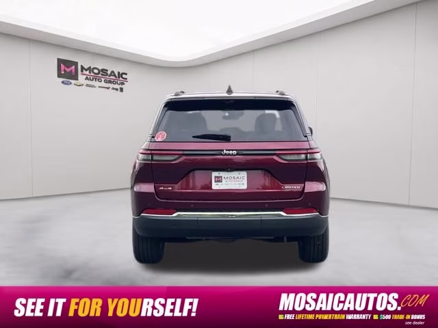 2023 Velvet Red Pearlcoat Jeep Grand Cherokee Limited 4X4 SUV