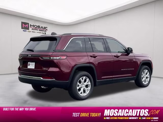 2023 Velvet Red Pearlcoat Jeep Grand Cherokee Limited 4X4 SUV