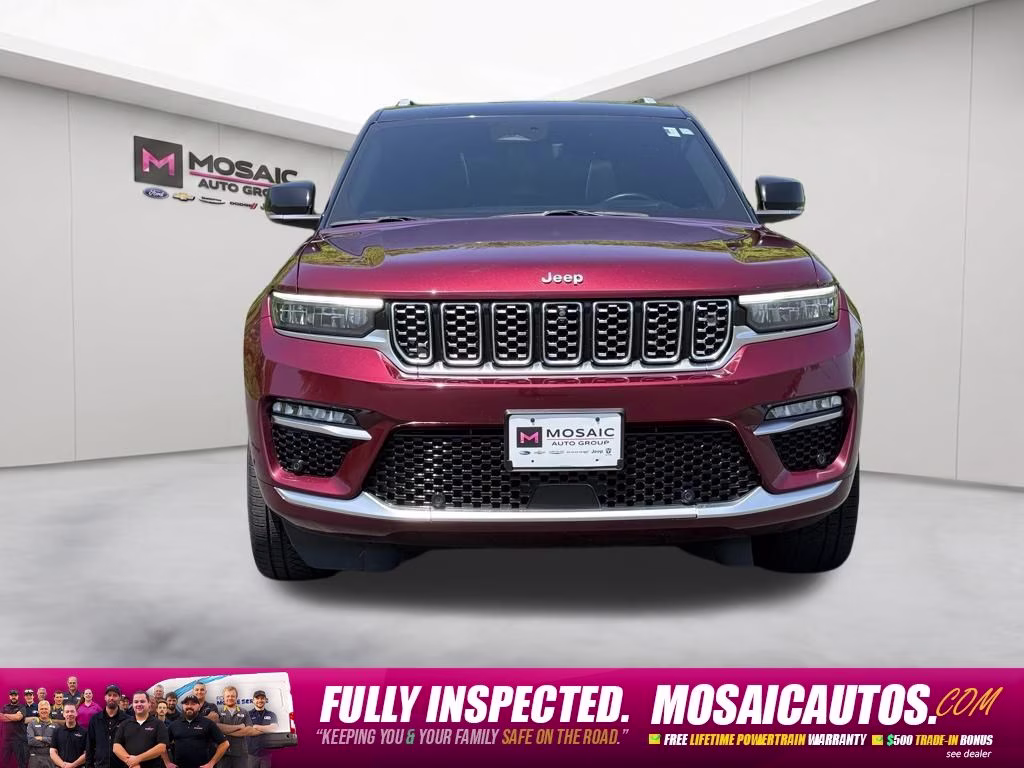 2022 Velvet Red Pearlcoat Jeep Grand Cherokee Summit Reserve 4X4 SUV