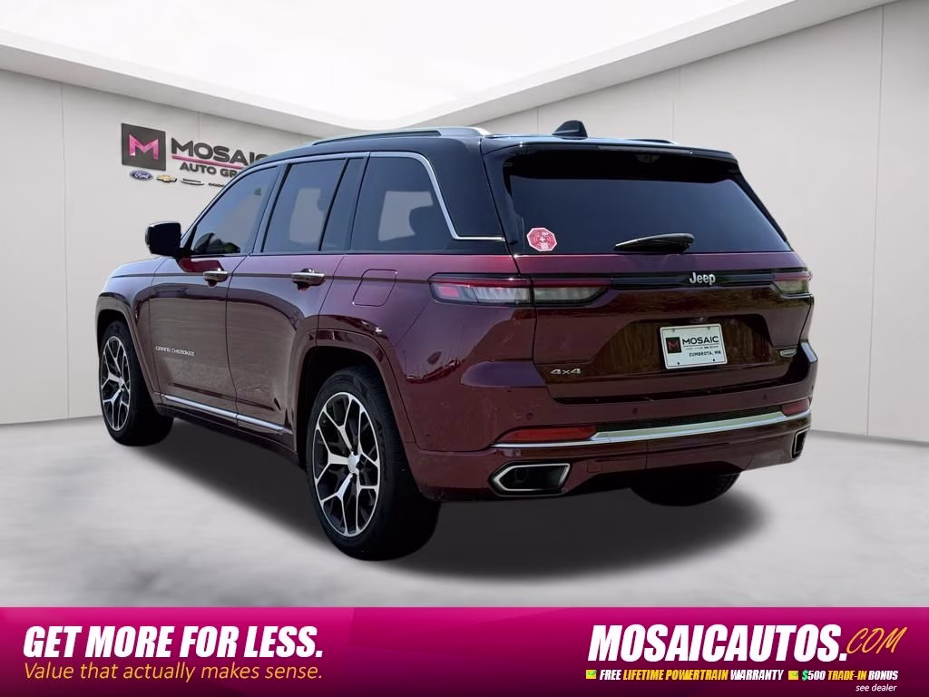 2022 Velvet Red Pearlcoat Jeep Grand Cherokee Summit Reserve 4X4 SUV