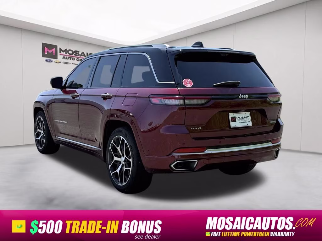 2022 Velvet Red Pearlcoat Jeep Grand Cherokee Summit Reserve 4X4 SUV