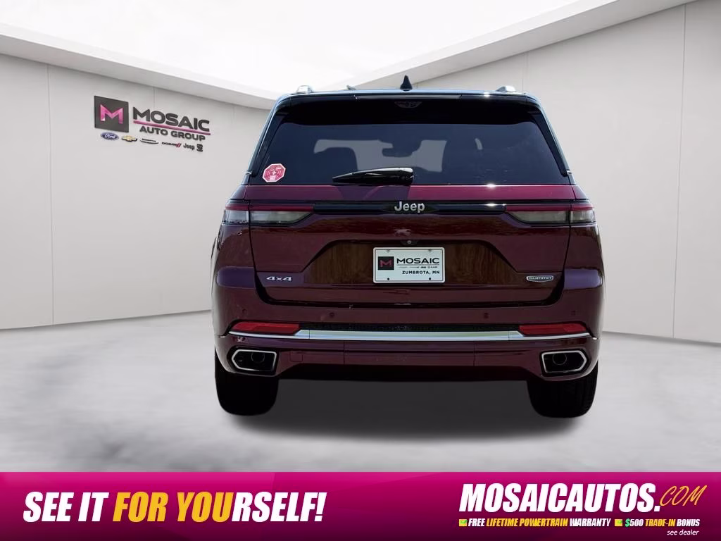 2022 Velvet Red Pearlcoat Jeep Grand Cherokee Summit Reserve 4X4 SUV