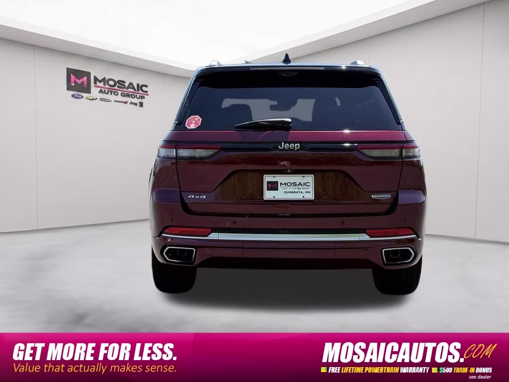 2022 Velvet Red Pearlcoat Jeep Grand Cherokee Summit Reserve 4X4 SUV