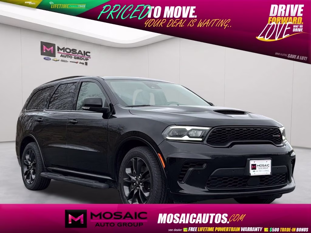 2024 DB Black Crystal Clearcoat Dodge Durango R/T Plus AWD SUV