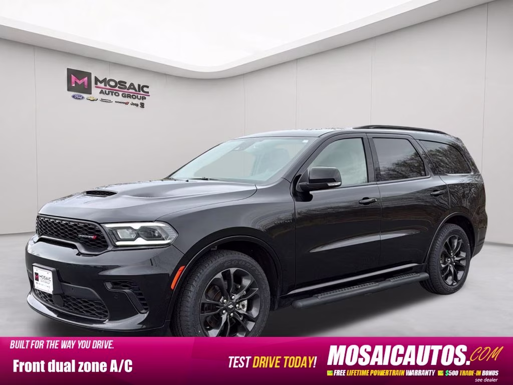 2024 DB Black Crystal Clearcoat Dodge Durango R/T Plus AWD SUV