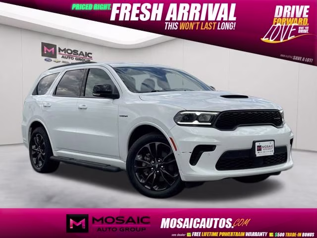 2024 White Knuckle Clearcoat Dodge Durango R/T Plus AWD SUV