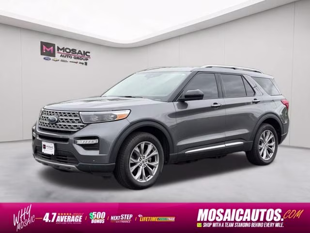 2023 Gray Metallic Ford Explorer Limited 4X4 SUV