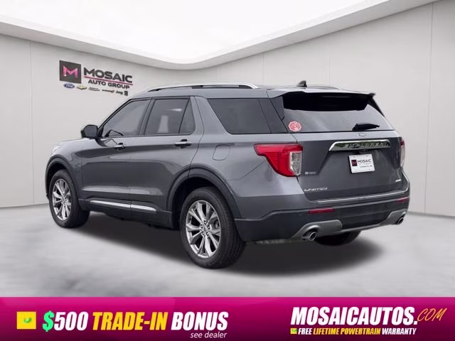 2023 Gray Metallic Ford Explorer Limited 4X4 SUV