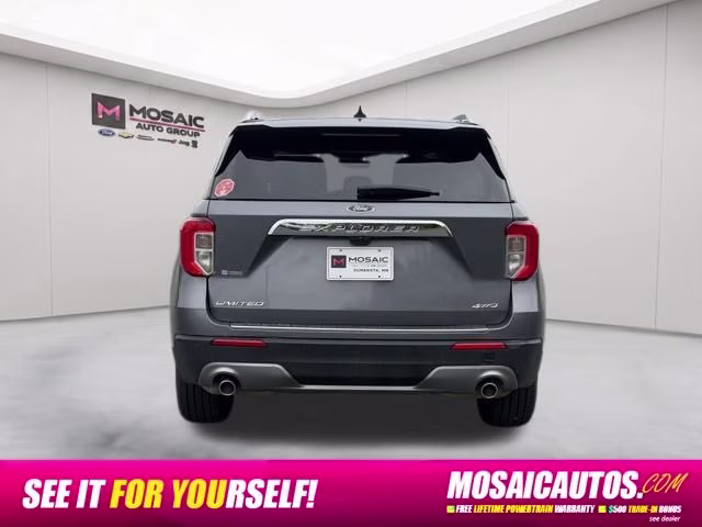 2023 Gray Metallic Ford Explorer Limited 4X4 SUV