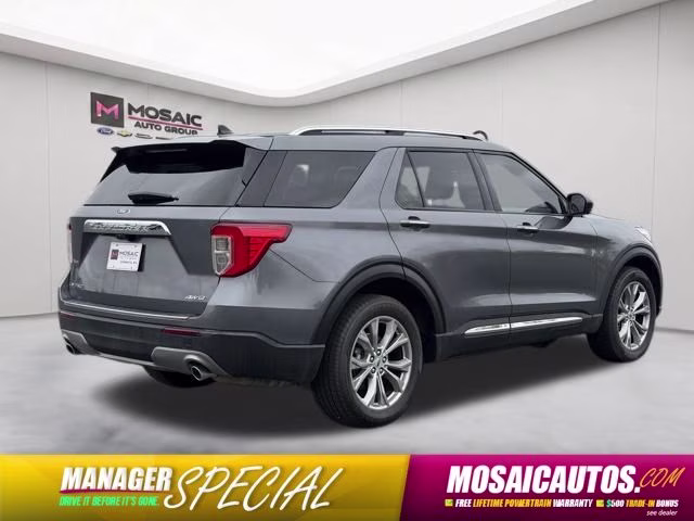 2023 Gray Metallic Ford Explorer Limited 4X4 SUV