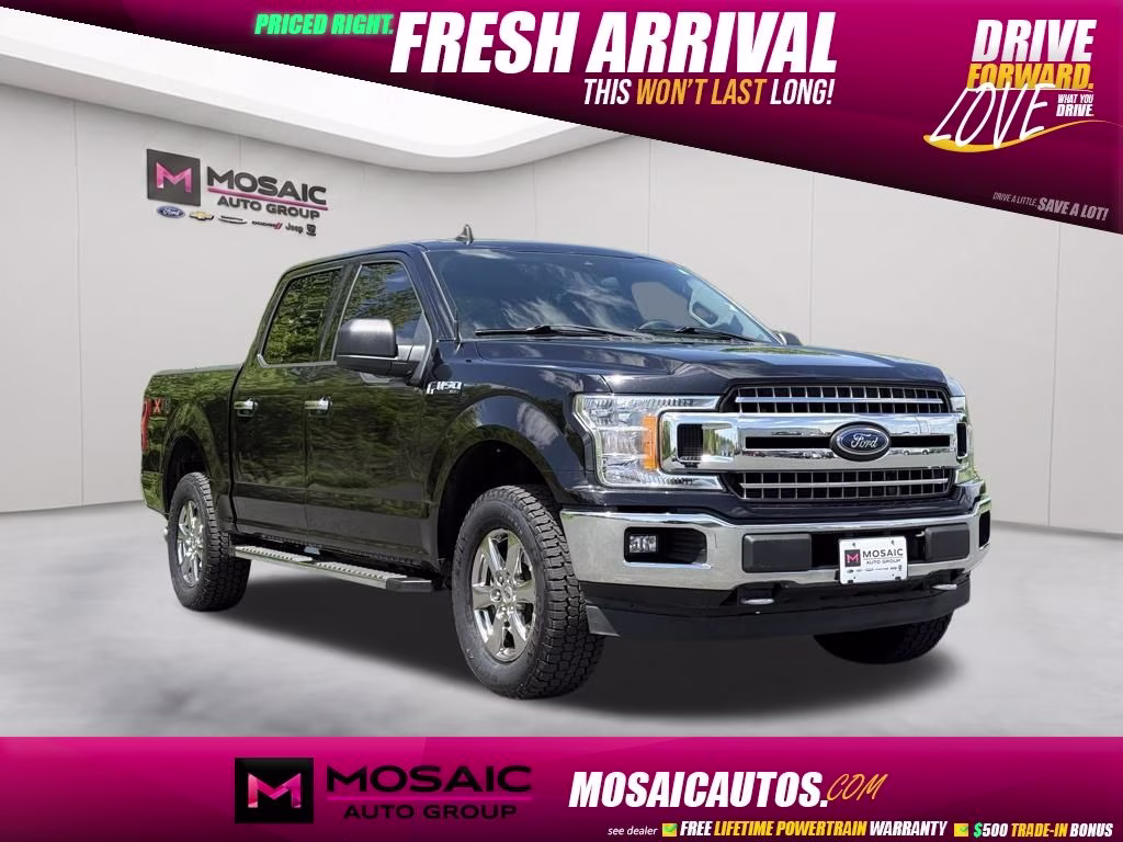 2020 Agate Black Metallic Ford F-150 XLT 4X4 Truck