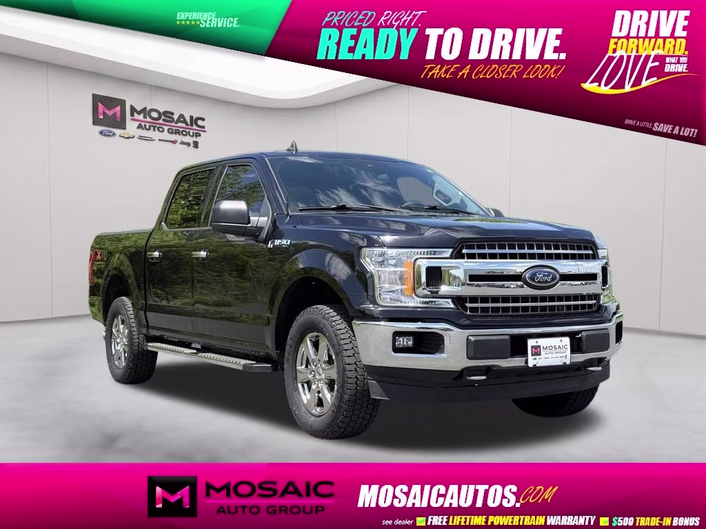 2020 Agate Black Metallic Ford F-150 XLT 4X4 Truck
