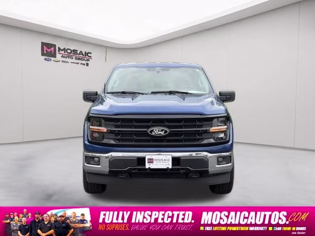 2025 Blue Metallic Ford F-150 XLT 4X4 Truck