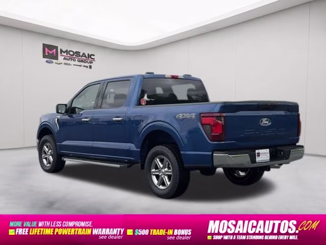 2025 Blue Metallic Ford F-150 XLT 4X4 Truck