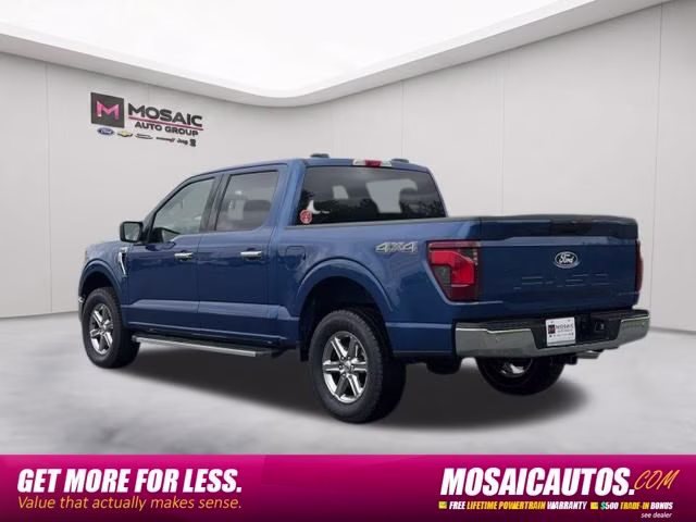 2025 Blue Metallic Ford F-150 XLT 4X4 Truck
