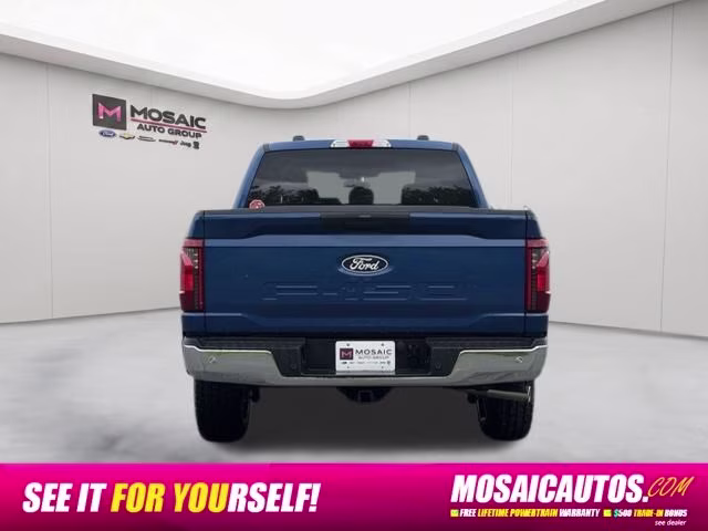 2025 Blue Metallic Ford F-150 XLT 4X4 Truck
