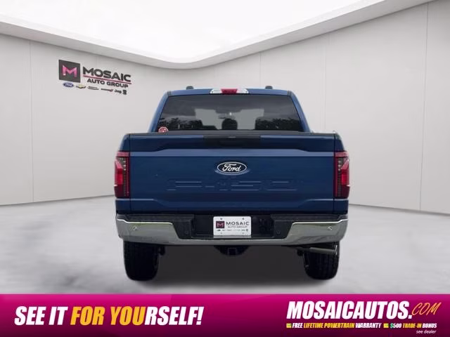 2025 Blue Metallic Ford F-150 XLT 4X4 Truck