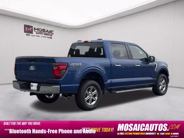 2025 Blue Metallic Ford F-150 XLT 4X4 Truck