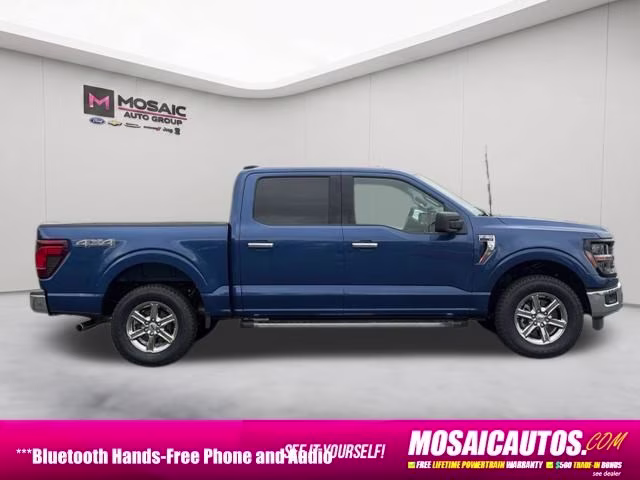 2025 Blue Metallic Ford F-150 XLT 4X4 Truck