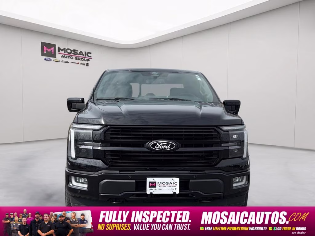 2025 Black Ford F-150 Platinum 4X4 Truck