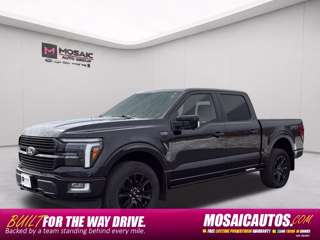 2025 Black Ford F-150 Platinum 4X4 Truck