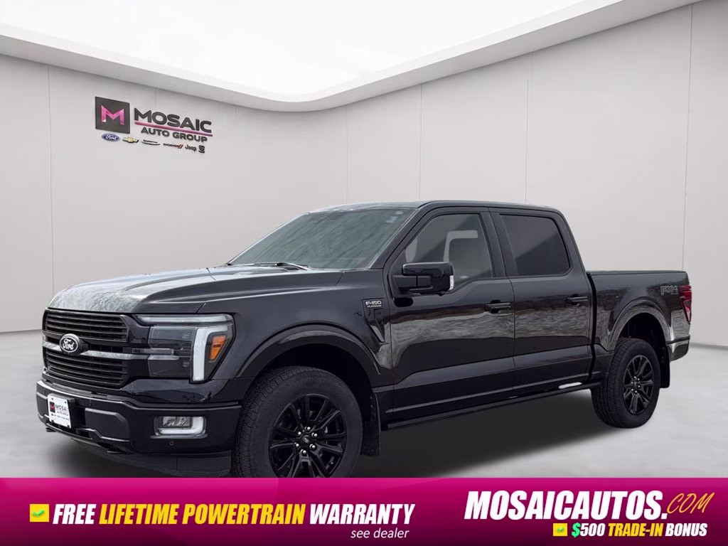 2025 Black Ford F-150 Platinum 4X4 Truck