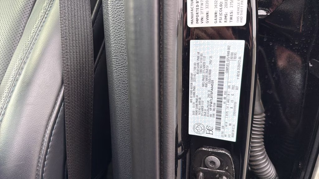 2025 Black Ford F-150 Platinum 4X4 Truck
