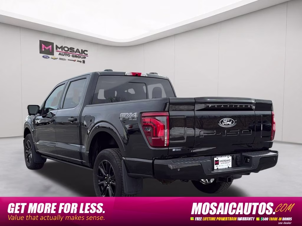 2025 Black Ford F-150 Platinum 4X4 Truck