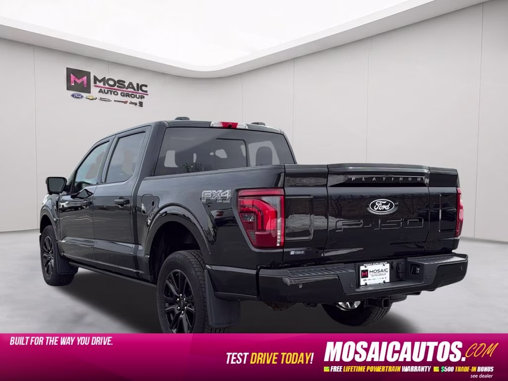 2025 Black Ford F-150 Platinum 4X4 Truck