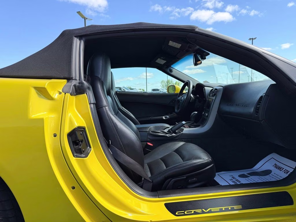 2007 Velocity Yellow Tintcoat Chevrolet Corvette 3LT RWD Convertible