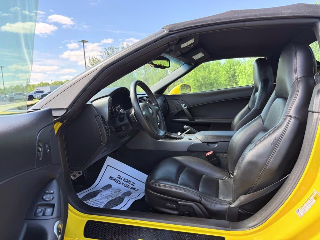 2007 Velocity Yellow Tintcoat Chevrolet Corvette 3LT RWD Convertible