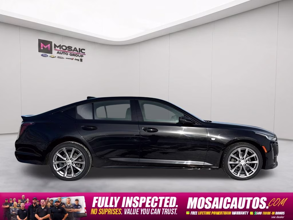 2024 Black Cadillac CT5 Sport RWD Sedan