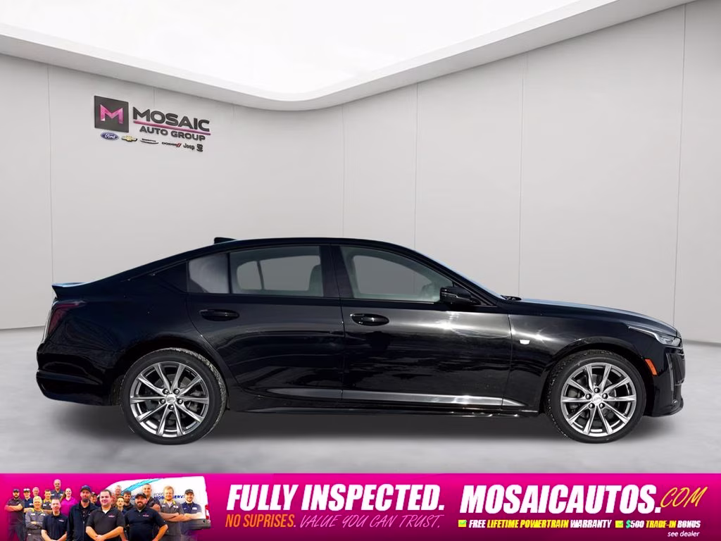 2024 Black Cadillac CT5 Sport AWD Sedan