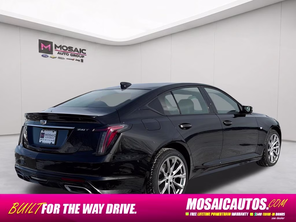 2024 Black Cadillac CT5 Sport AWD Sedan